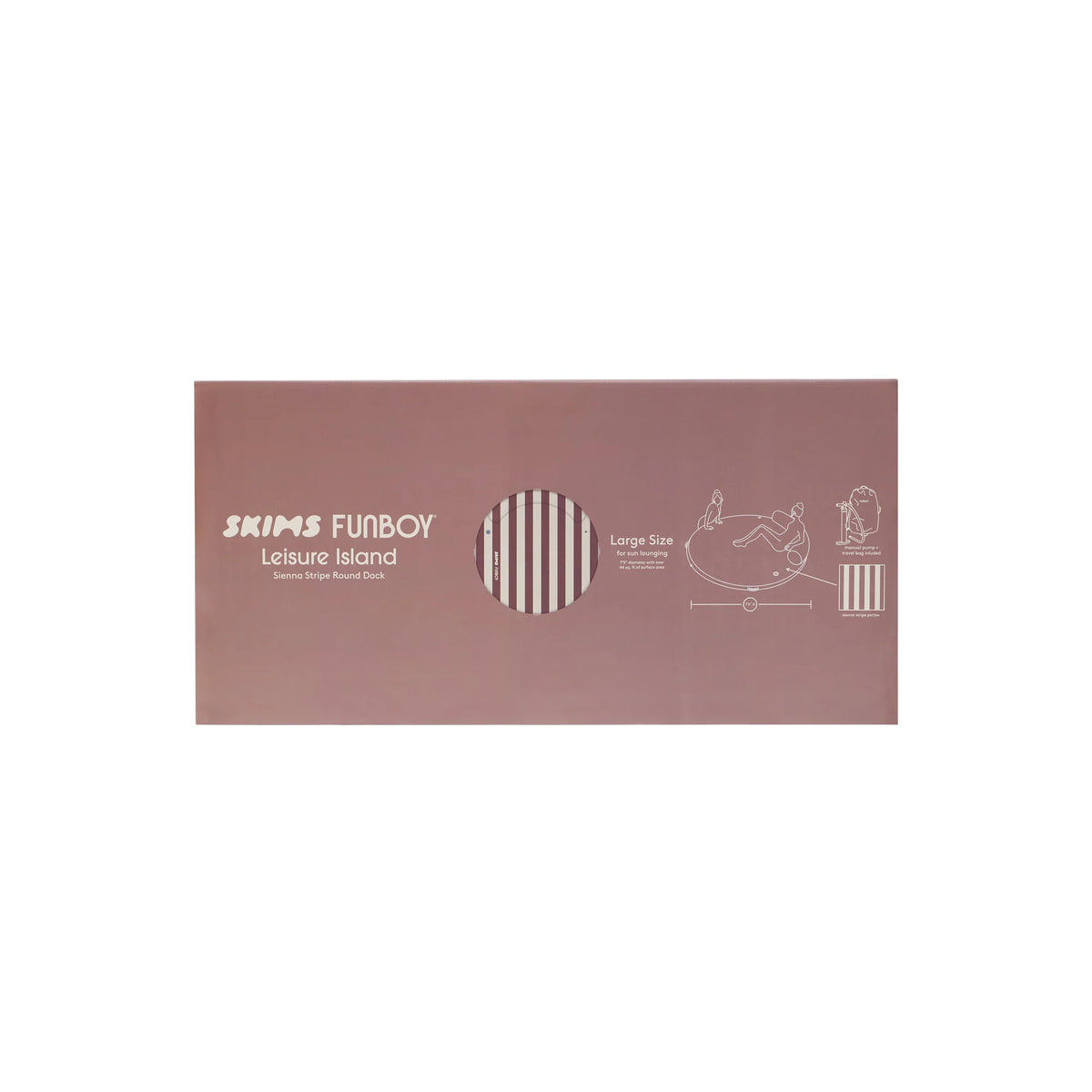 FUNBOY X SKIMS LEISURE ISLAND | SIENNA STRIPE