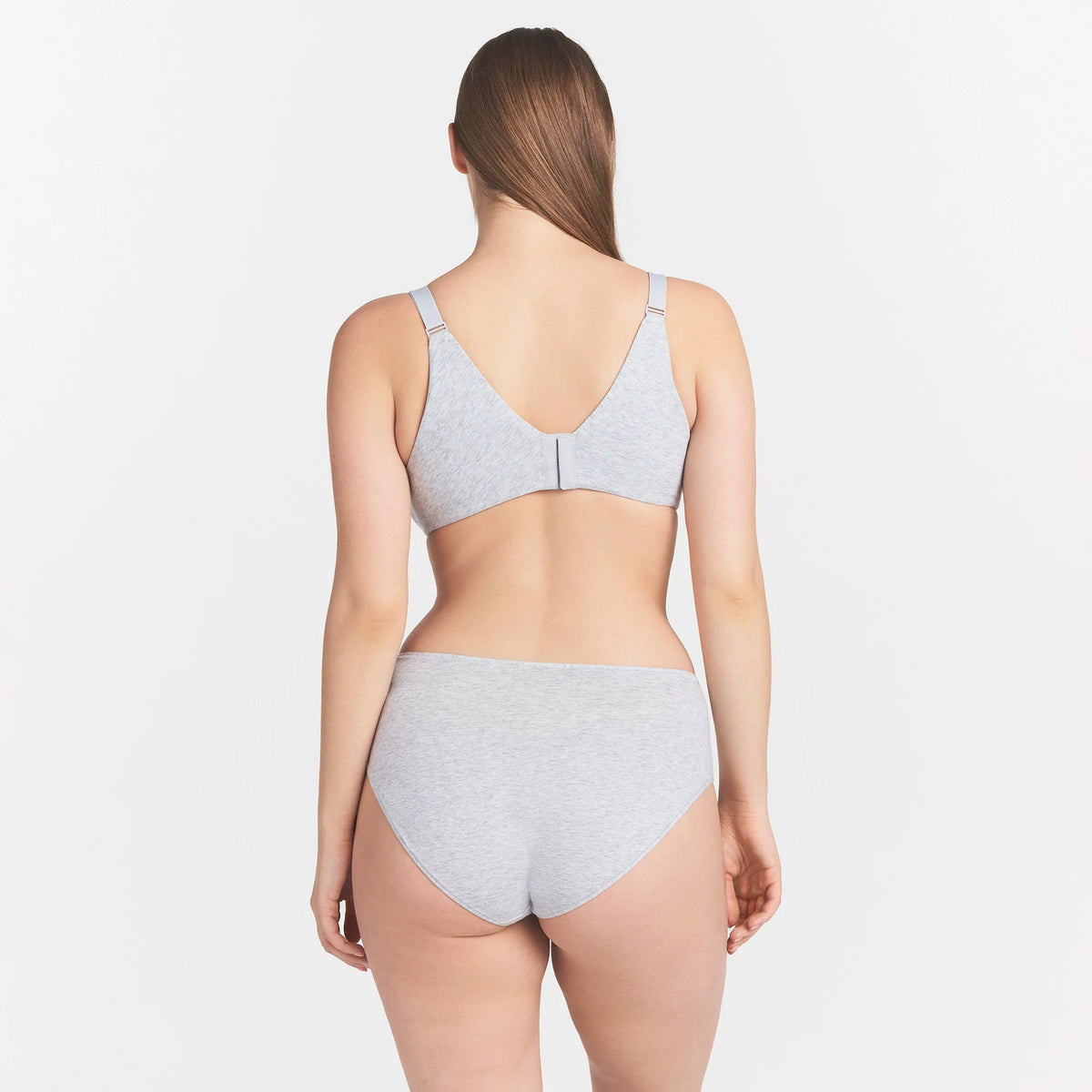 EVERYDAY COTTON BRIEF | LIGHT HEATHER GREY