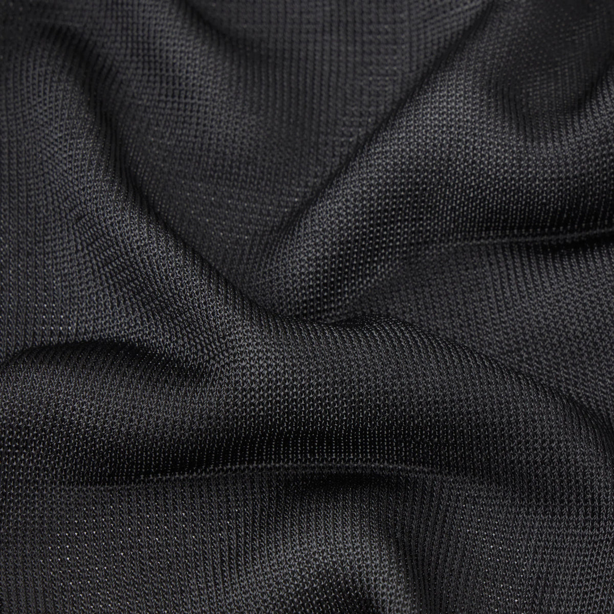 SLINKY KNIT DEEP PLUNGE TOP | OBSIDIAN