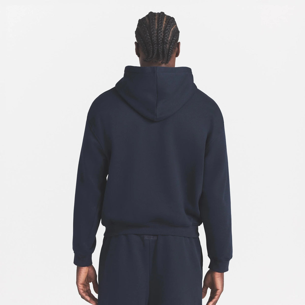 FLEECE LOUNGE MENS RELAXED HOODIE | NAVY