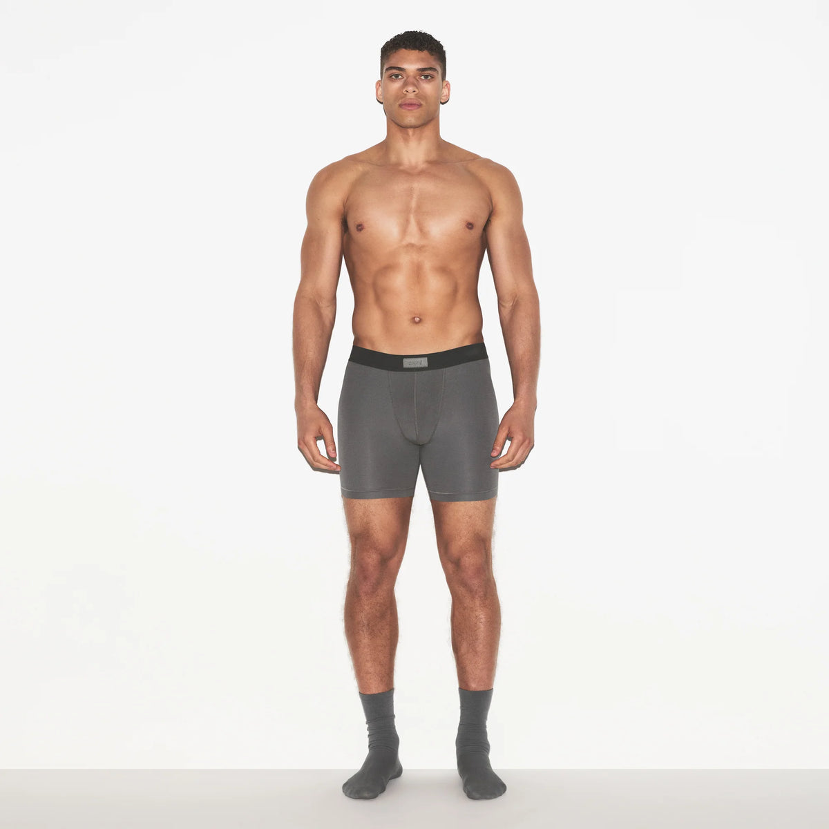 SKIMS COTTON MENS 5" BOXER BRIEF 3-PACK | RUSSET MULTI