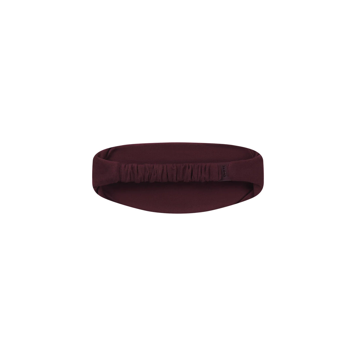 COTTON JERSEY WIDE HEADBAND | CURRANT
