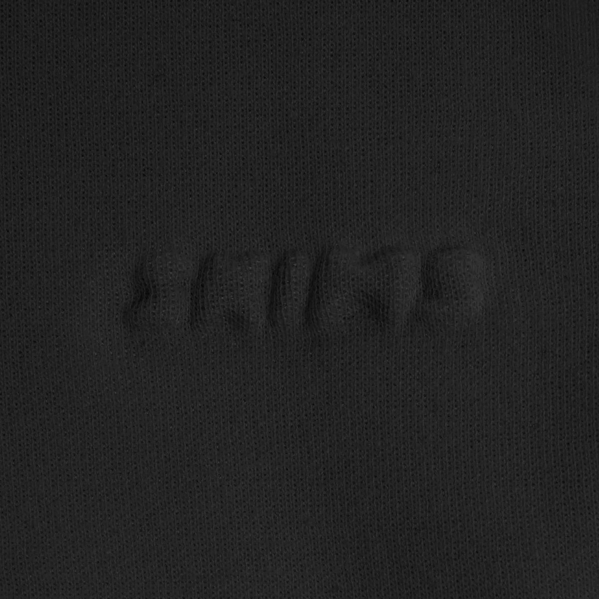 COTTON FLEECE STRAIGHT LEG PANT | ONYX