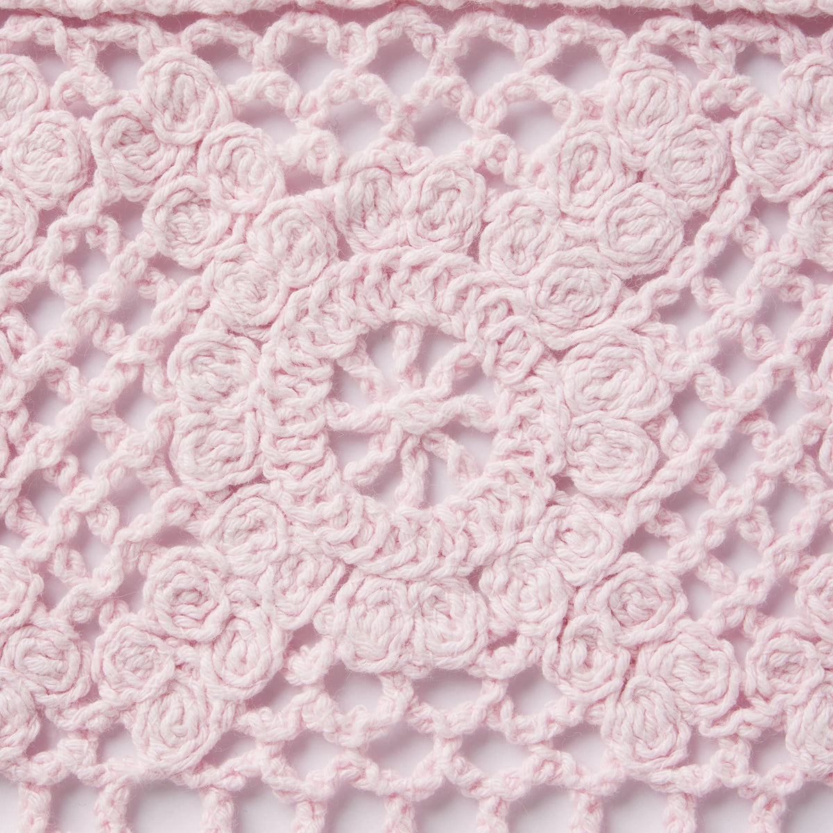 SWIM COVER-UPS CROCHET MINI TANK DRESS | CHERRY BLOSSOM