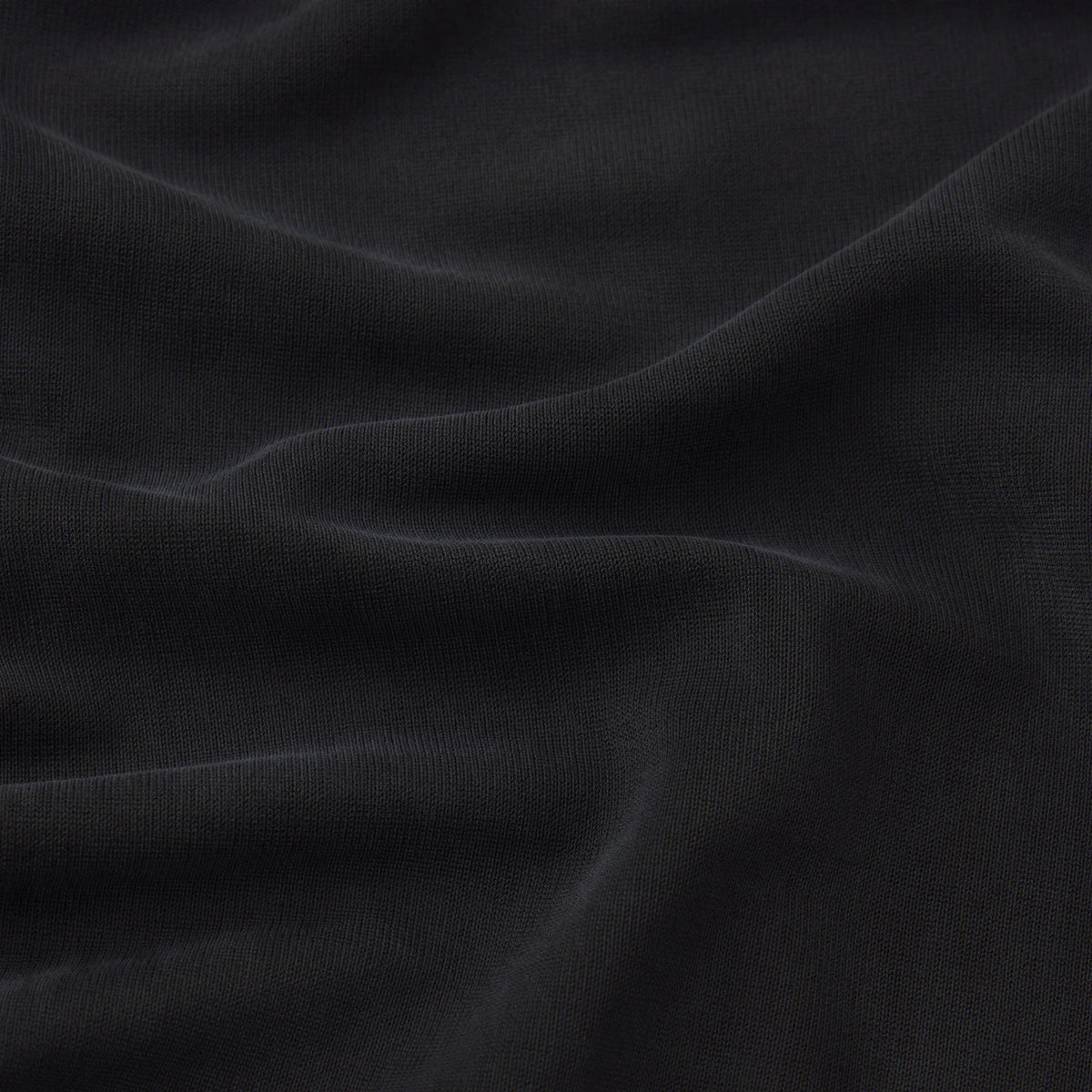 CUPRO JERSEY WRAP MINI DRESS | OBSIDIAN