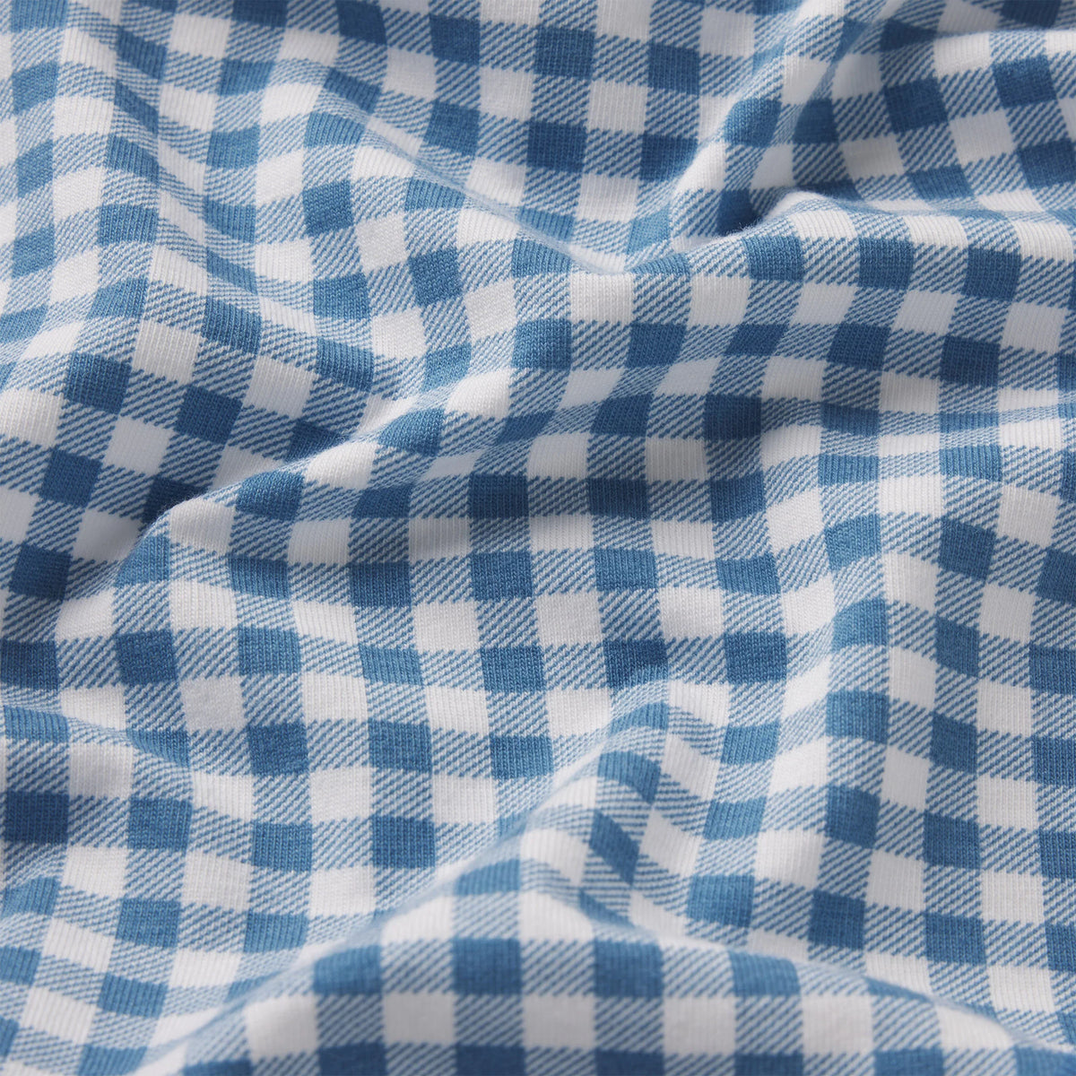 LIGHTWEIGHT COTTON LOGO PICOT THONG | ARCTIC GINGHAM