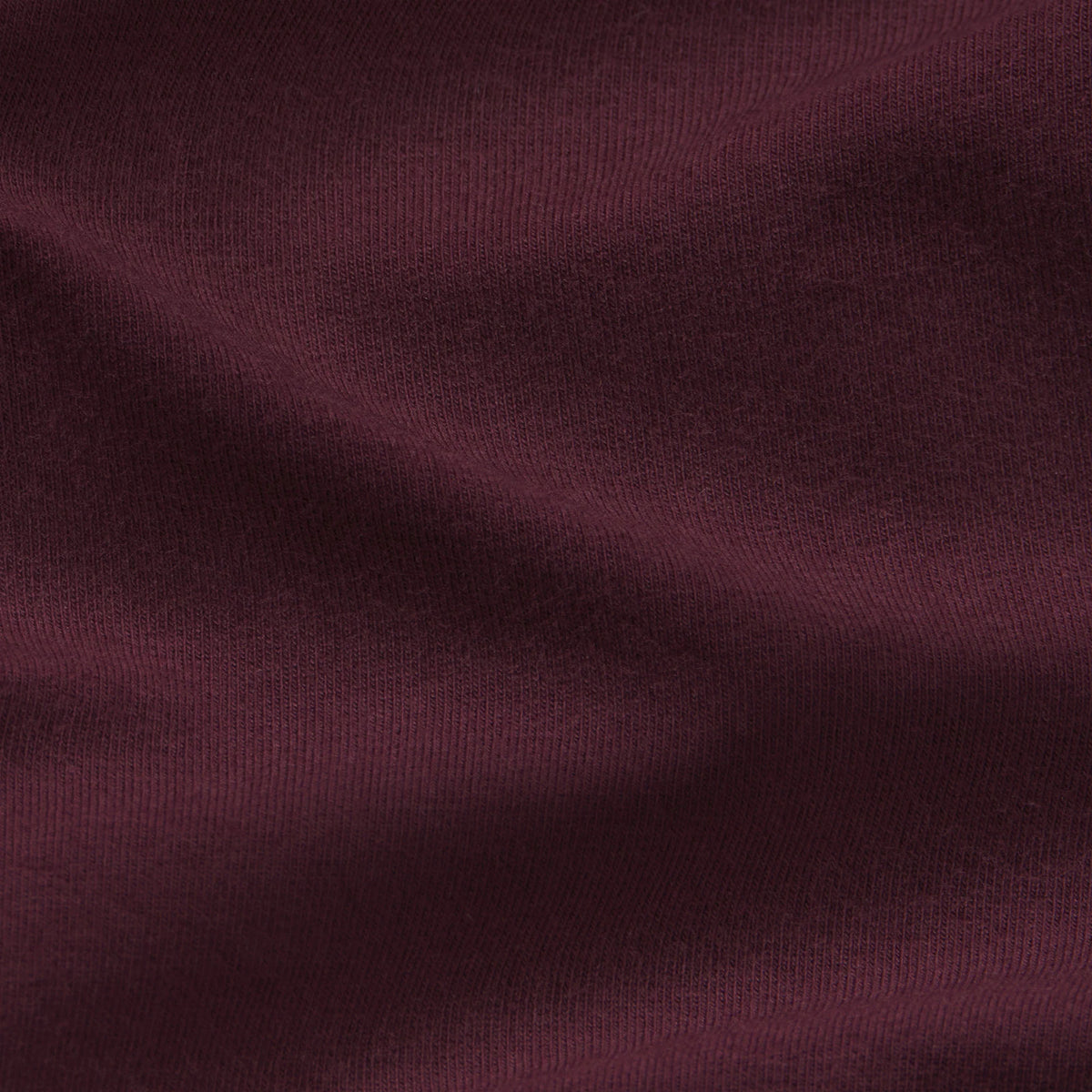 COTTON JERSEY LONG SLEEVE T-SHIRT | CURRANT