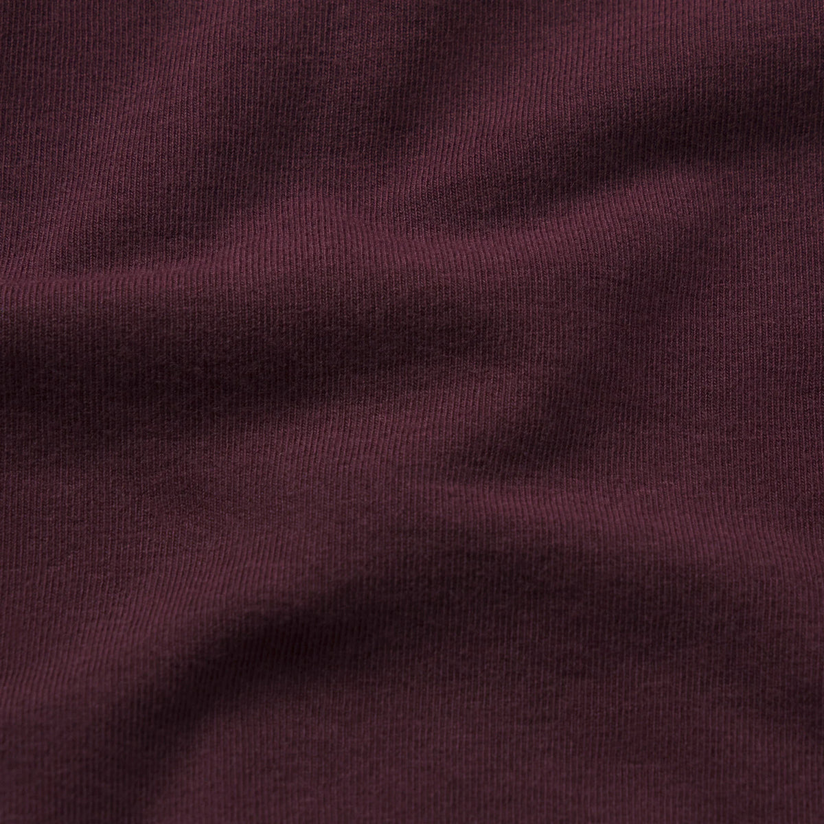 COTTON FLEECE ZIP UP HOODIE WITH EMBOSSED LOGO | CURRANT