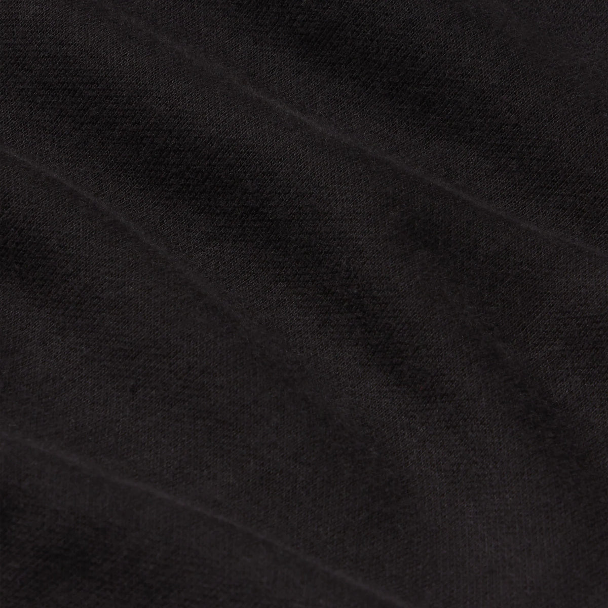 COTTON FLEECE POLO SWEATSHIRT | ONYX