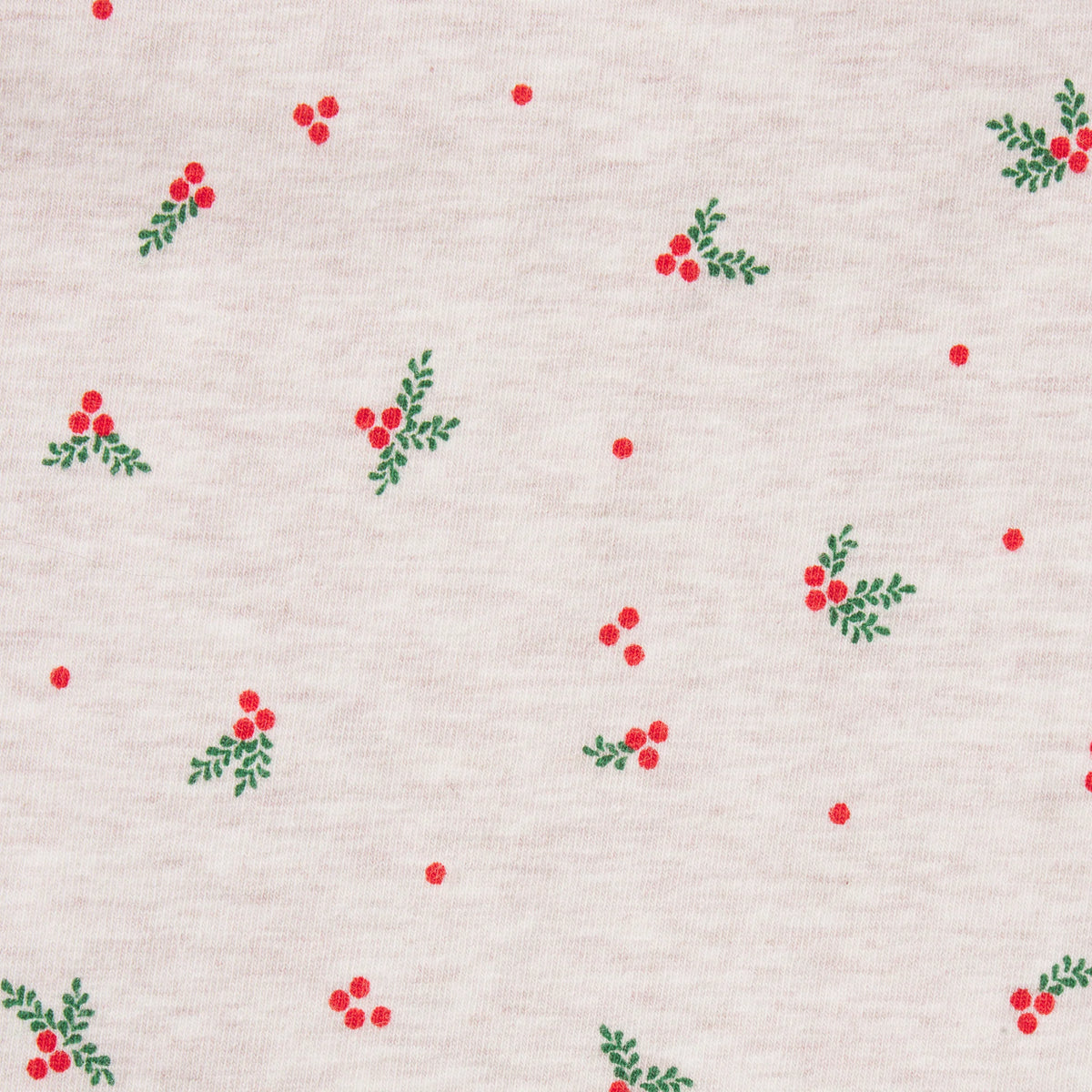 COTTON JERSEY CAMI | OATMEAL HEATHER HOLLY PRINT