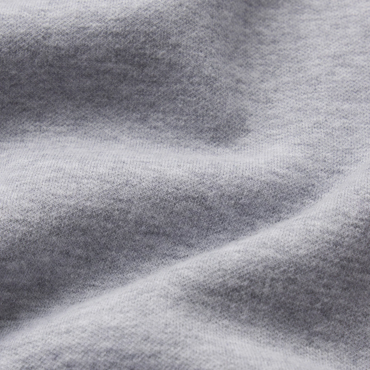 COTTON FLEECE ZIP UP ONESIE | HEATHER GREY