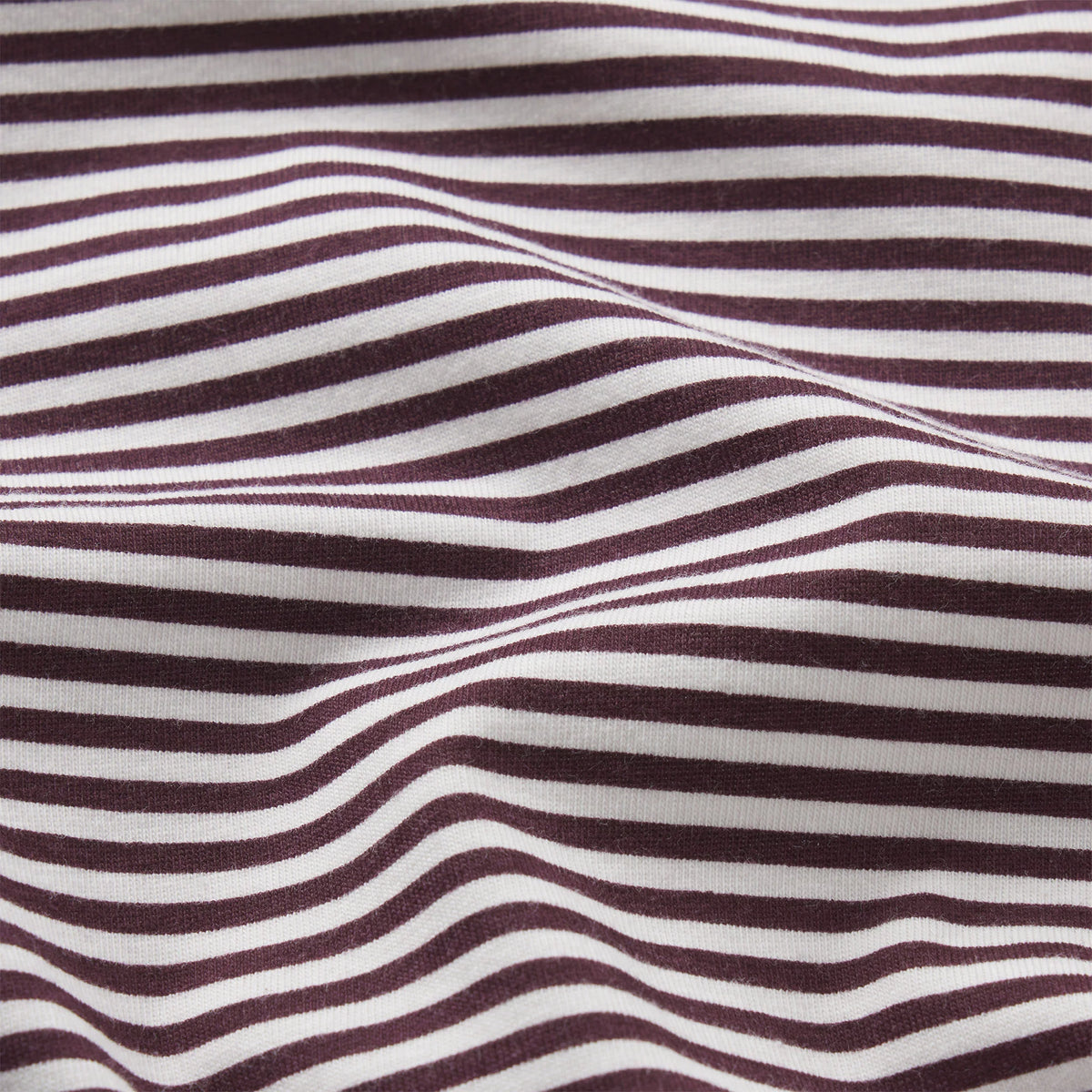 LIGHTWEIGHT COTTON LOGO PICOT CAMI AND BOY SHORT SET | CURRANT FEEDER STRIPE