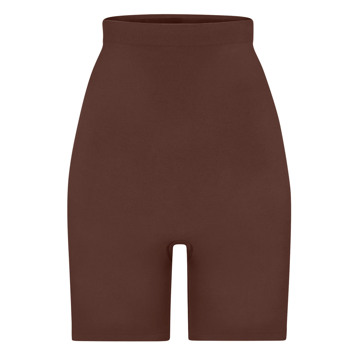 SEAMLESS SCULPT HIGH-WAISTED ABOVE THE KNEE SHORT | COCOA