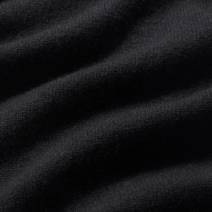 WOOL CASHMERE FOLDOVER PANT | ONYX