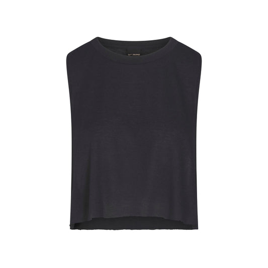 NikeSKIMS PERFORMANCE COTTON BLEND CROP TANK | OBSIDIAN