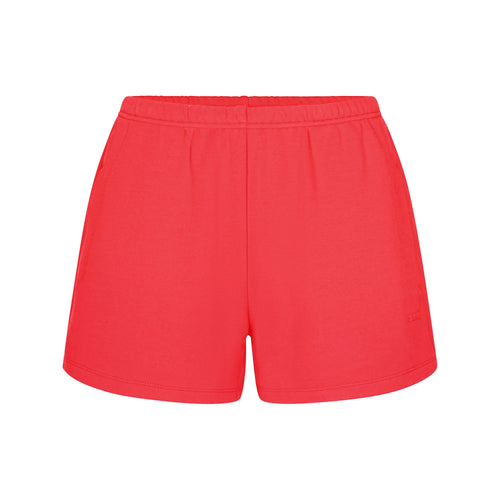 COTTON FLEECE SHORT | WASHED RED