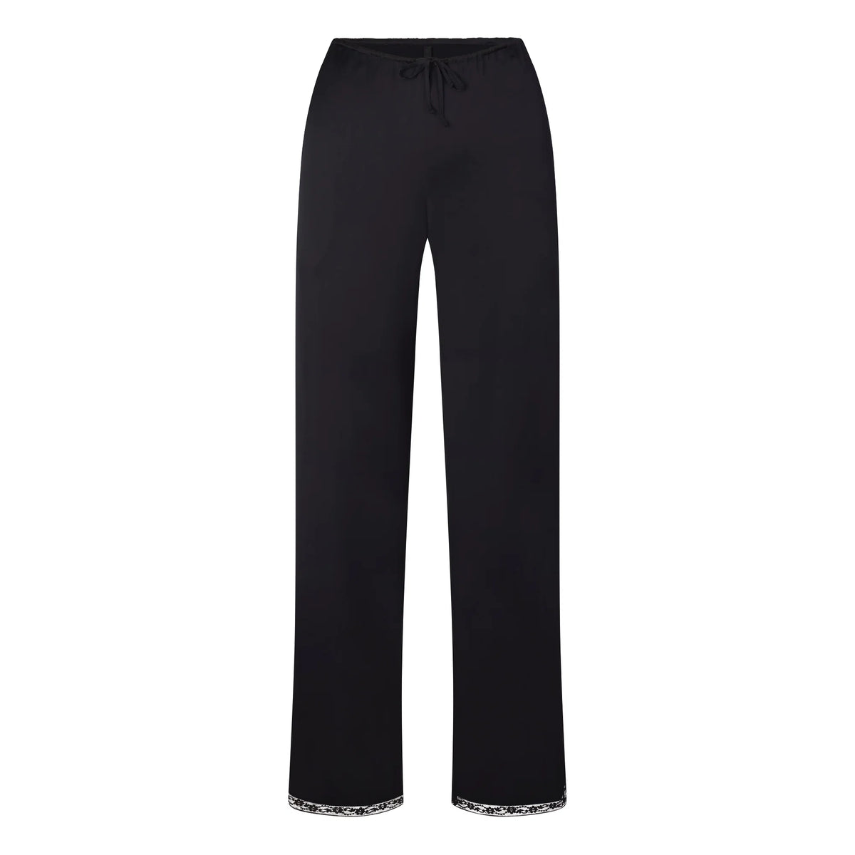 WOVEN SHINE LACE PANT | ONYX