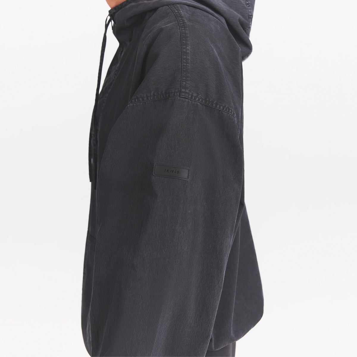 WOVEN MENS ANORAK JACKET | ONYX