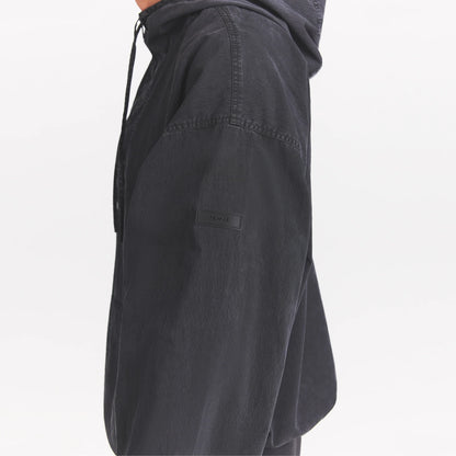 WOVEN MENS ANORAK JACKET | ONYX