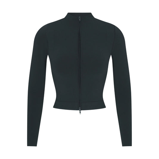 NikeSKIMS VINTAGE SEAMLESS FULL ZIP JACKET | DARK TEAL