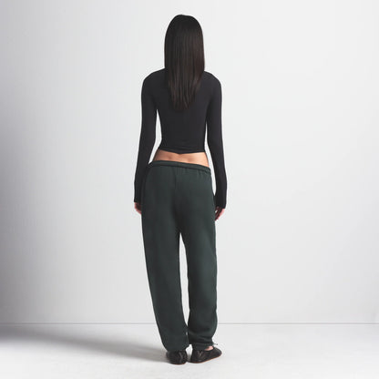 COTTON FLEECE JOGGER | SPRUCE