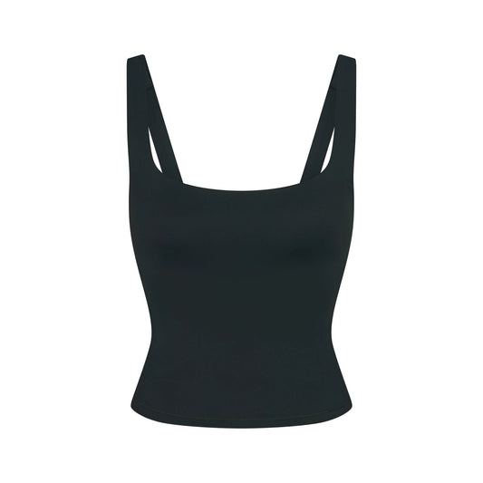 NikeSKIMS MATTE SQUARE NECK TANK | DARK TEAL