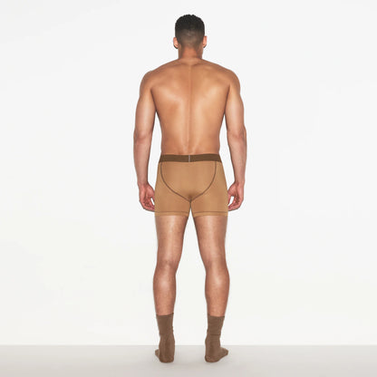 SKIMS COTTON MENS 3" BOXER BRIEF 3-PACK | RUSSET MULTI