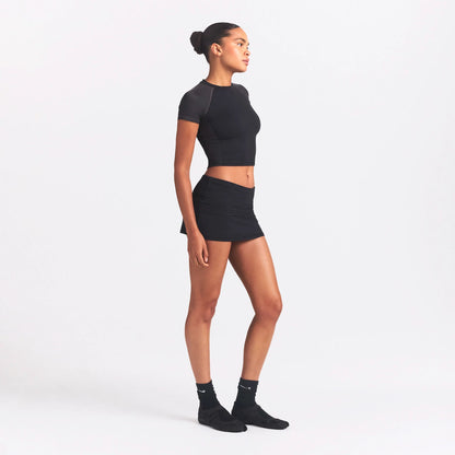 NikeSKIMS AIRY DRI-FIT™ FOLDOVER SKORT | OBSIDIAN