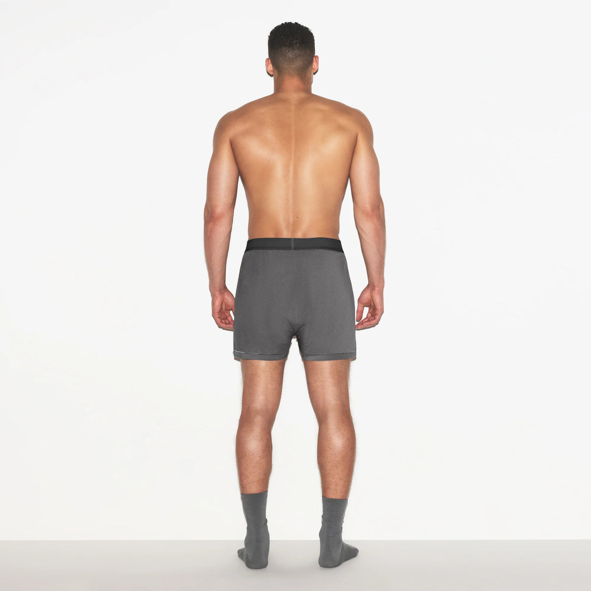 SKIMS COTTON MENS KNIT BOXER 3-PACK | RUSSET MULTI