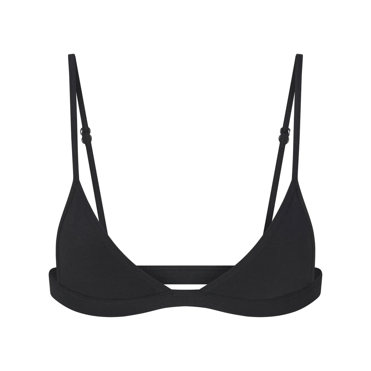 EVERYDAY COTTON TRIANGLE BRALETTE | ONYX