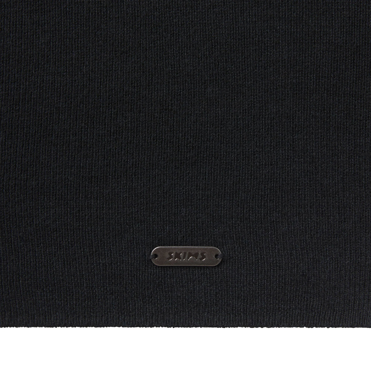 ESSENTIAL KNIT LONG SLEEVE V NECK | ONYX
