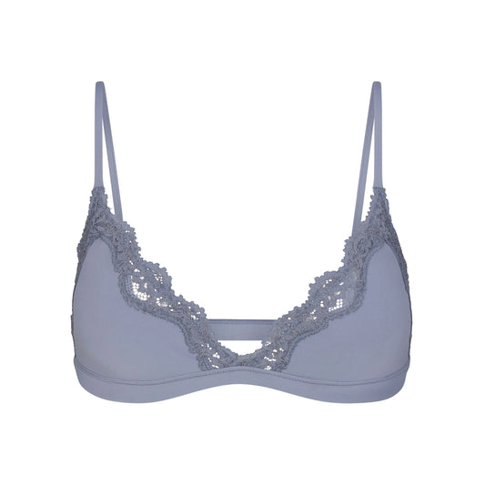 FITS EVERYBODY LACE TRIANGLE BRALETTE | SLATE TONAL