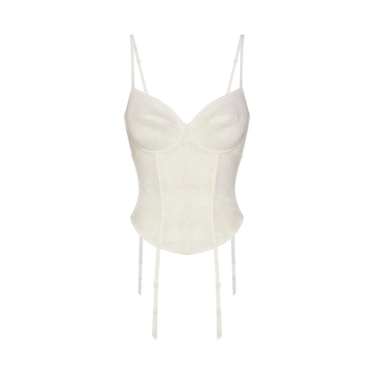 LACE SHAPEWEAR CORSET | IVORY