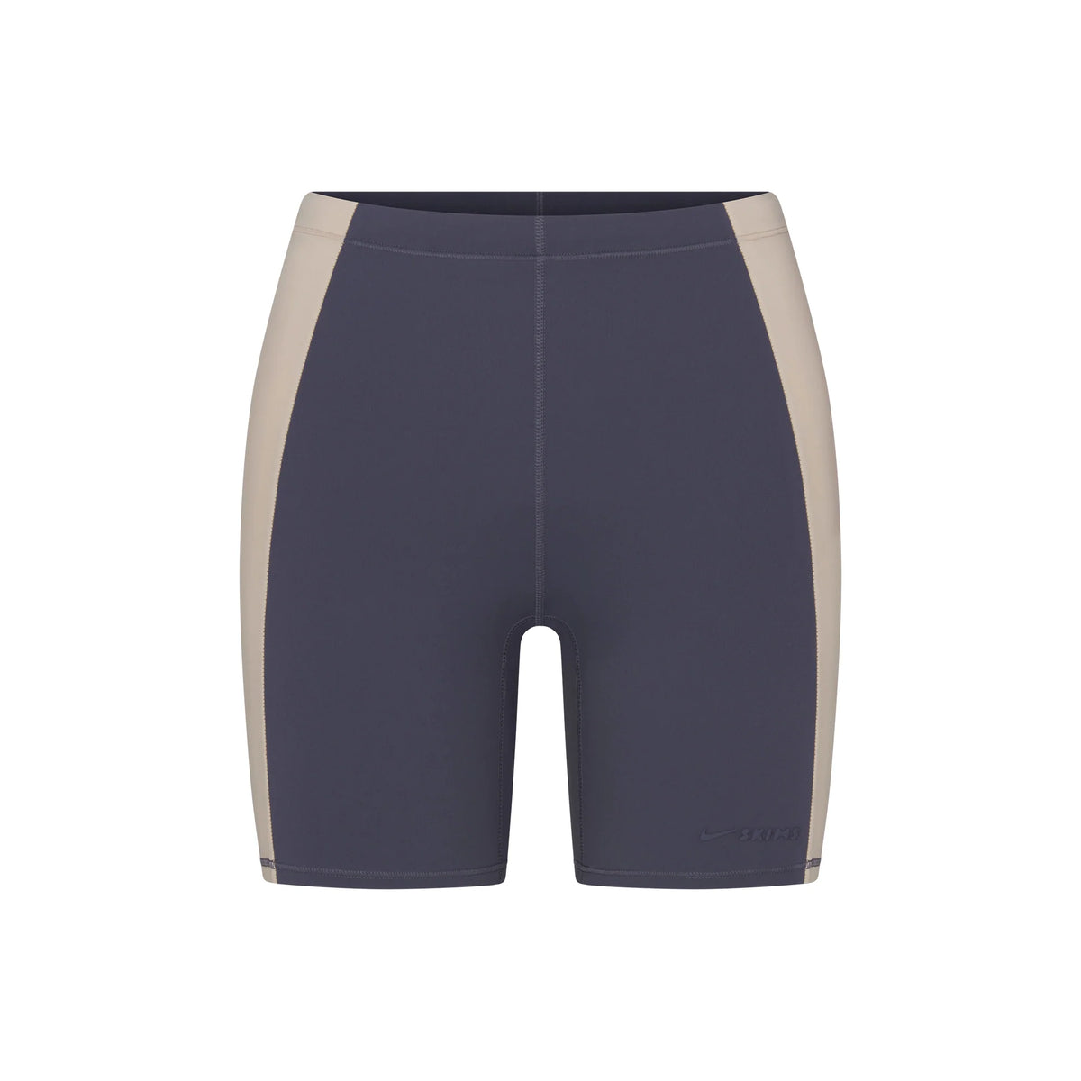 NikeSKIMS MATTE SHINE MIX 5" BIKER SHORT | DEEP ROYAL AND STONE