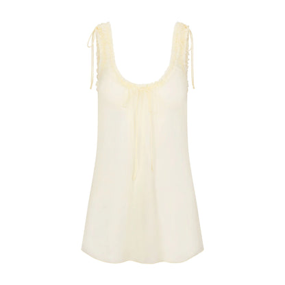 SKIMS ROMANCE MINI DRESS | BUTTER
