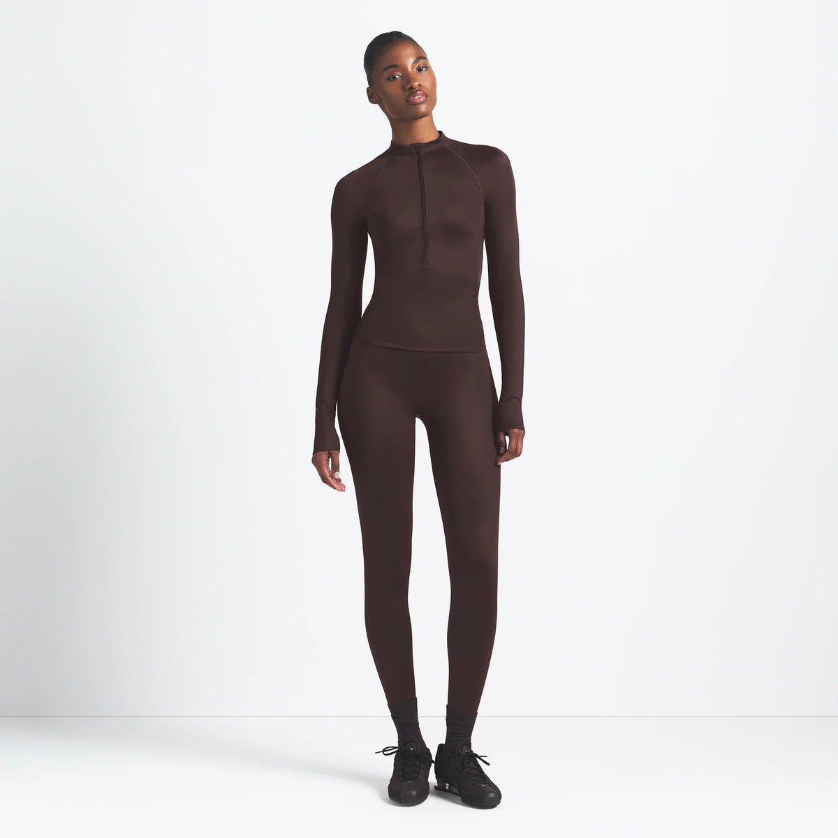 NikeSKIMS SHINE LONG SLEEVE HALF ZIP | PHOENIX