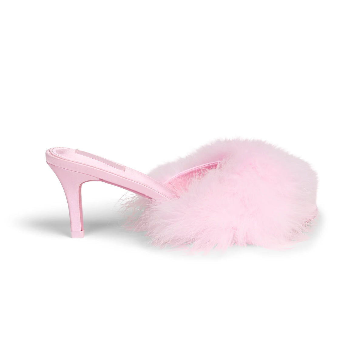 FEATHER KITTEN HEEL | CHERRY BLOSSOM