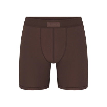 SKIMS COTTON MENS 5" BOXER BRIEF 3-PACK | RUBY ESPRESSO MULTI