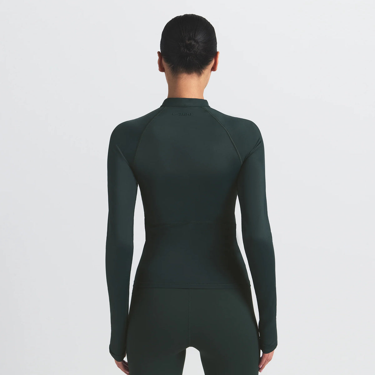 NikeSKIMS SHINE LONG SLEEVE HALF ZIP | DARK TEAL