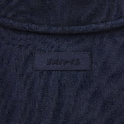 FLEECE LOUNGE MENS RUGBY POLO | NAVY