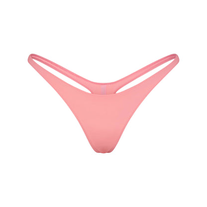 SIGNATURE SWIM THONG BIKINI BOTTOM | MELON
