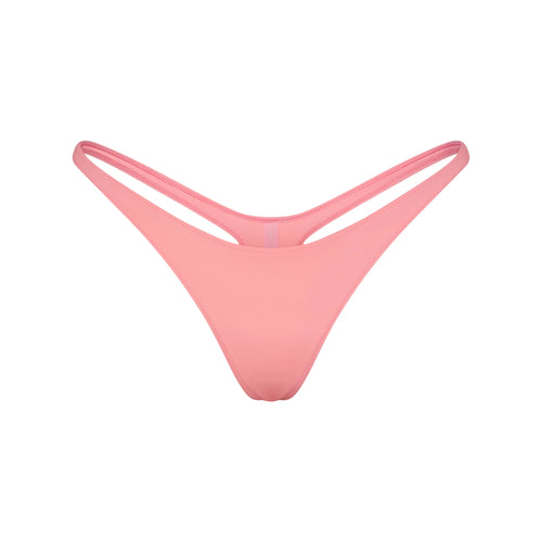 SIGNATURE SWIM THONG BIKINI BOTTOM | MELON