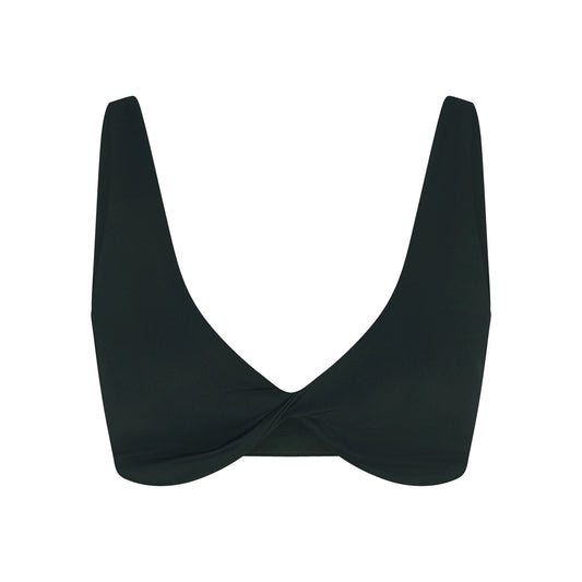 NikeSKIMS MATTE TWIST-FRONT BRA | DARK TEAL