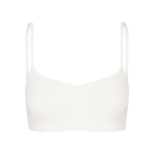 MICRO POINTELLE SCOOP BRALETTE | MARBLE