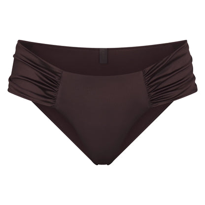 SATIN SWIM RUCHED BIKINI BOTTOM | PHOENIX