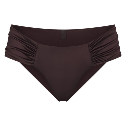 SATIN SWIM RUCHED BIKINI BOTTOM | PHOENIX