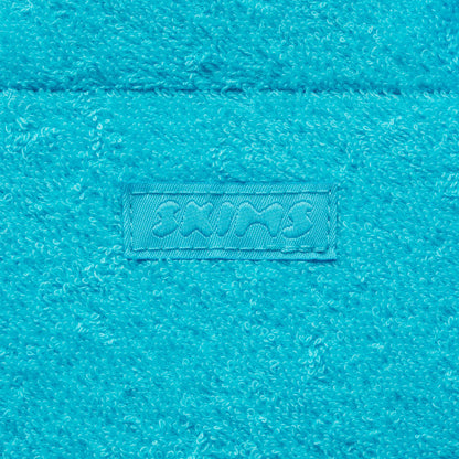 TERRY JUMBO TOTE | CYAN