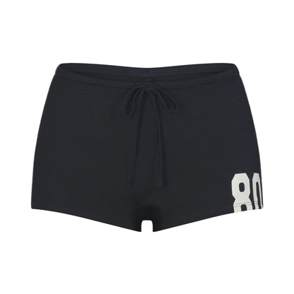 SMOOTH LAYERS MICRO SHORT | ONYX ECRU CONTRAST