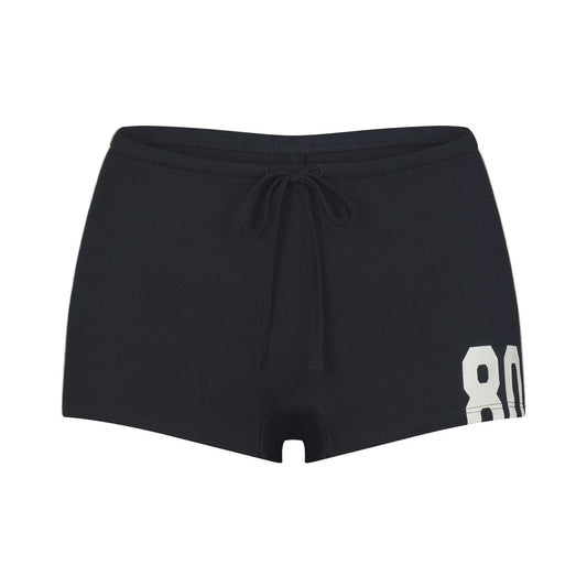 SMOOTH LAYERS MICRO SHORT | ONYX ECRU CONTRAST