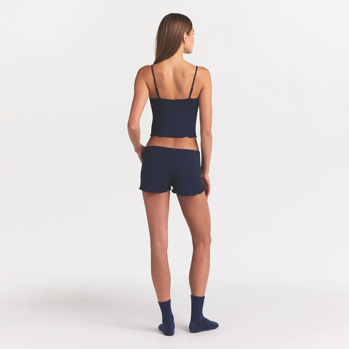SKIMS SLEEP CAMI SET | NAVY